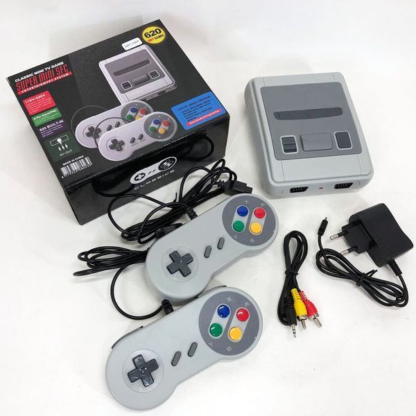 Ретро игровая консоль приставка 620 игр Game Box Dendy Super с 2 джойстиками, первая игровая приставка 00015800 фото