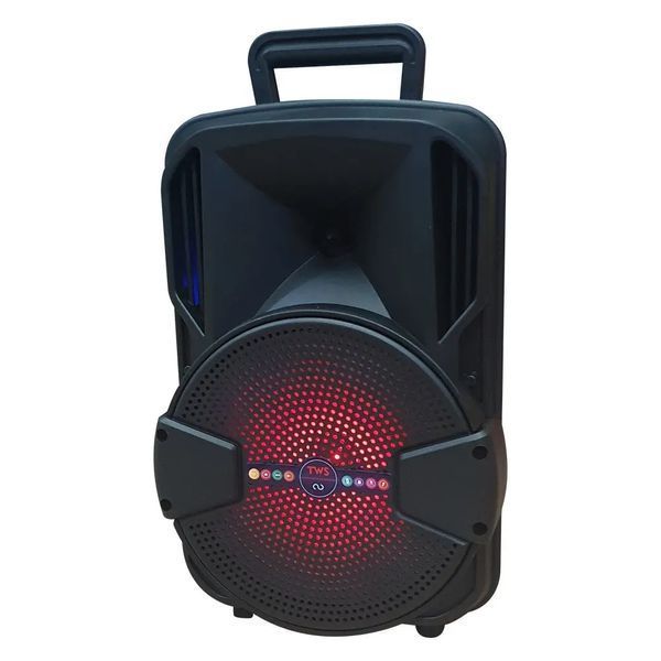 Портативная беспроводная колонка ALP-801 Bluetooth колонка-чемодан с микрофоном и светомузыкой 00018045 фото