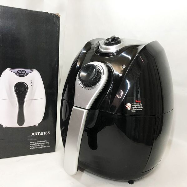 Аерофритниця Мультипіч Аерогриль Domotec MS-3220 1300W 4,5 л Безмасляна з Таймером. Колір: чорний 00019060 фото