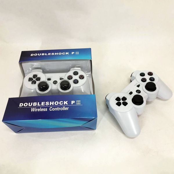 Бездротовий ігровий геймпад Doubleshock PS3/PC акумуляторний джойстик з функцією вібрації. Колір: білий 00016258 фото