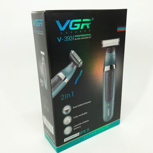 Электробритва VGR V-393 Shaver профессиональная водонепроницаемая, машинка мужская для бритья 00015493 фото