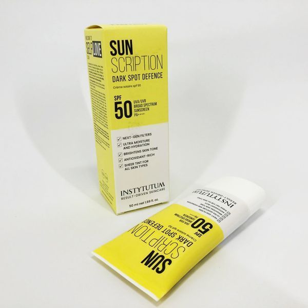 Солнцезащитный крем с осветительным эффектом Instytutum Sunscription Dark Spot Defence SPF 50, 50 мл 00012502 фото