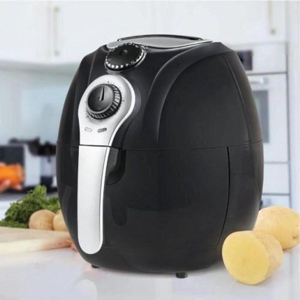 Аерофритниця Мультипіч Аерогриль Domotec MS-3220 1300W 4,5 л Безмасляна з Таймером. Колір: чорний 00019060 фото