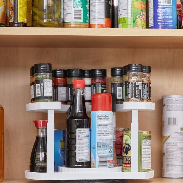 Спецовница Spice Spinner Two-Tiered Spice Organizer, Поворотная подставка для специй, Карусель для специй 00018733 фото