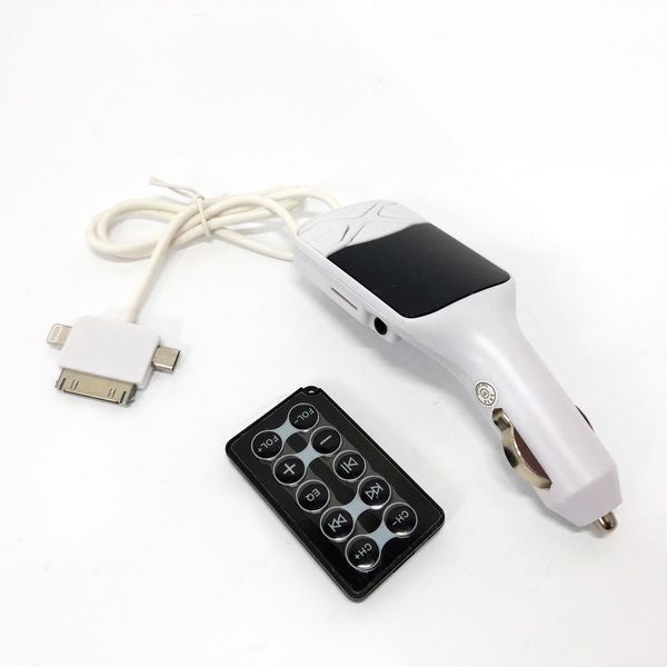 Автомобільний FM Трансмітер модулятор CM I19A SD/Usb, Фм трансмітер модулятор блютуз в прикурювач 00016819 фото