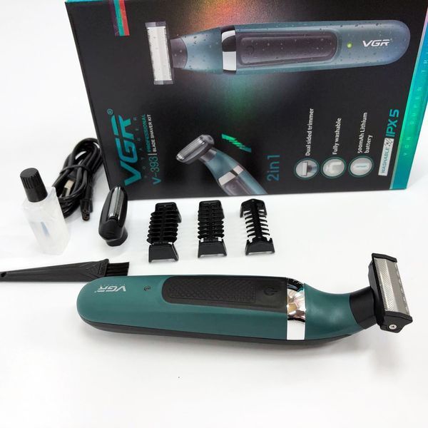 Электробритва VGR V-393 Shaver профессиональная водонепроницаемая, машинка мужская для бритья 00015493 фото