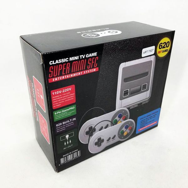 Ретро игровая консоль приставка 620 игр Game Box Dendy Super с 2 джойстиками, первая игровая приставка 00015800 фото