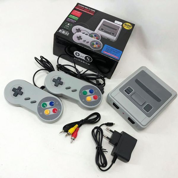 Ретро игровая консоль приставка 620 игр Game Box Dendy Super с 2 джойстиками, первая игровая приставка 00015800 фото