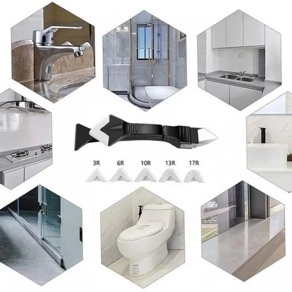 Силиконовый шпатель, скребок для герметика и силикона SILICON TOWEL SCRAPER 00022719 фото