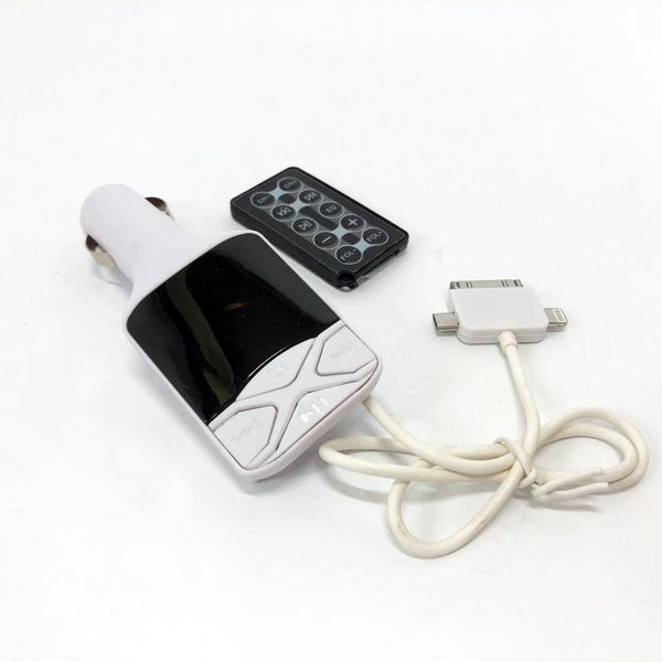 Автомобільний FM Трансмітер модулятор CM I19A SD/Usb, Фм трансмітер модулятор блютуз в прикурювач 00016819 фото