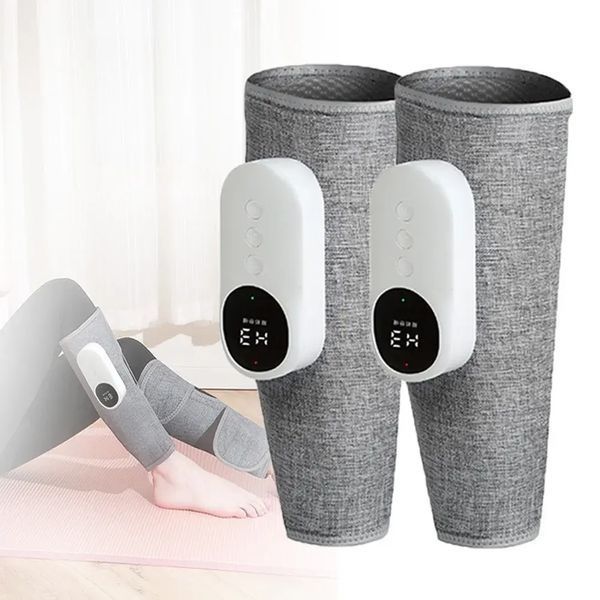Беспроводной воздушно-компрессионный массажер на ногу с нагревом PORTABLE CALF MASSAGER 00024395 фото