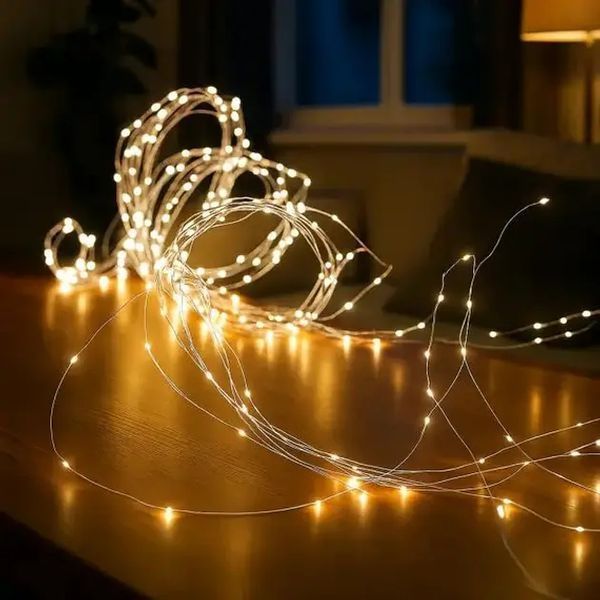 Гирлянда Конский хвост 600 LED 20 нитей длина 3 метра, желтый 00024897 фото