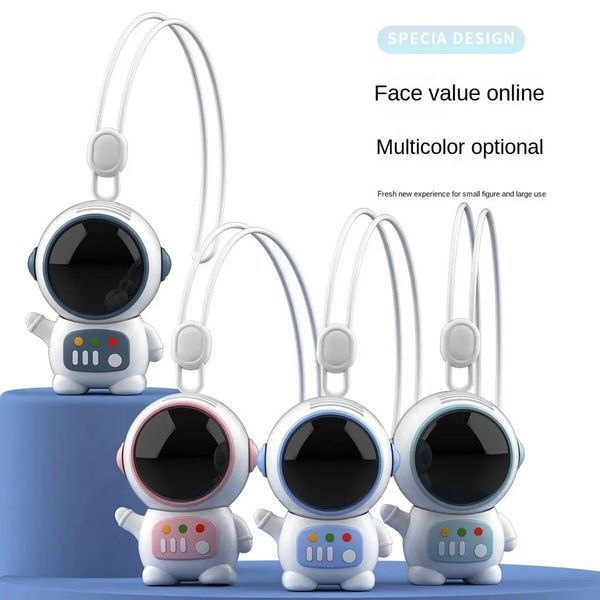 Вентилятор у формі космонавта, що заряджається через USB, можна носити на шиї 00018597 фото