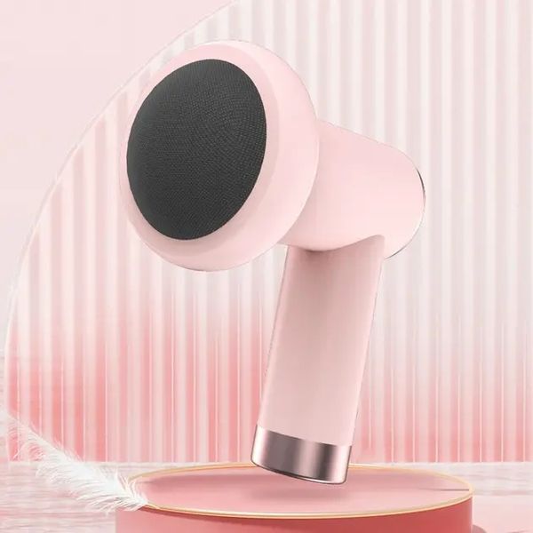 Ручний м'язовий акумуляторний масажер Fascial Gun Vibro Head розслаблюючий масажний антицелюлітний пістолет, 5 насадок 00014675 фото