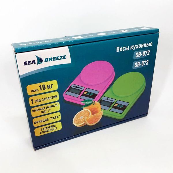 Весы кухонные SeaBreeze SB-072, Электрические кухонные весы, Точные кухонные весы. Цвет: розовый 00018797 фото