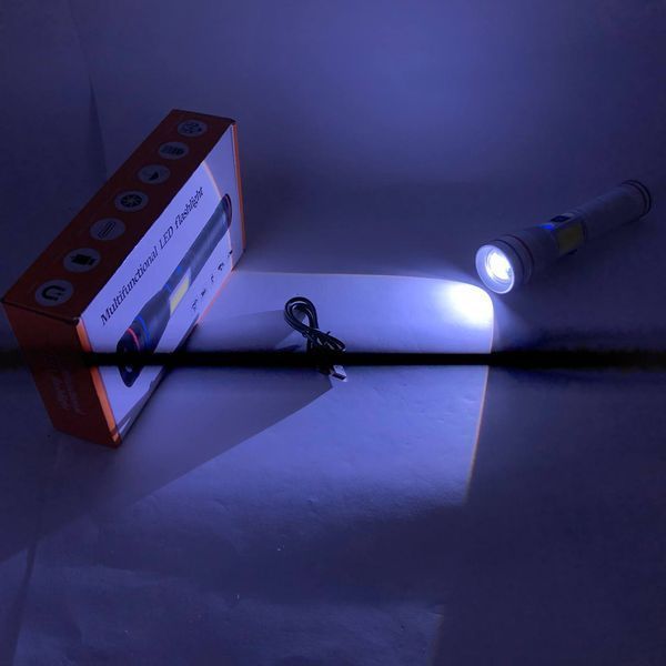 Фонарь PLD-231 WHITE LASER LED PM10-TG+COB(white+red), 1х26650, Фонарик police оригинал, Фонарик полис 00023390 фото