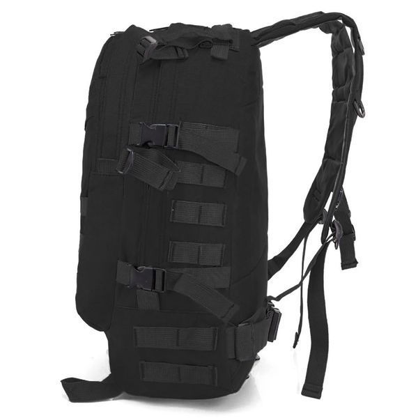 Рюкзак Тактический на 40л штурмовой туристический с системой MOLLE Черный большой 00018420 фото