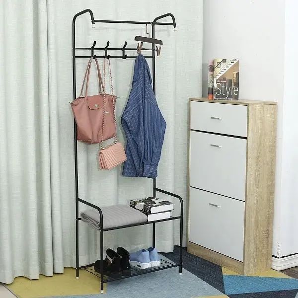 Вішалка для одягу 3в 1 HAT STAND напольная 00014065 фото