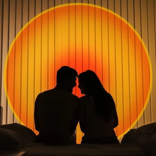 Лампа Атмосферна Проекційний Світильник ЗАМОВЛЕННЯ Atmosphere Sunset Lamp ефект веселки, Лампа ефект сонця 00022857 фото
