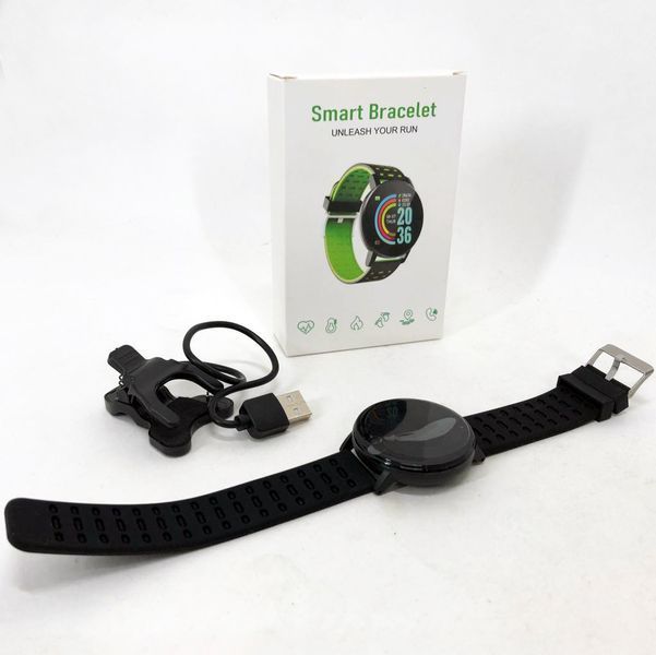 Фитнес трекер умные смарт часы UWatch 119 Plus с шагомером. Цвет: черный 00022445 фото
