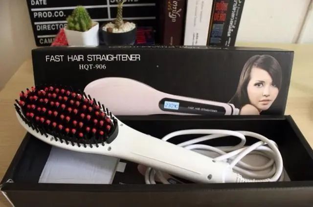 Электрическая расческа-выпрямитель Fast Hair Straightener HQT-906 00020951 фото