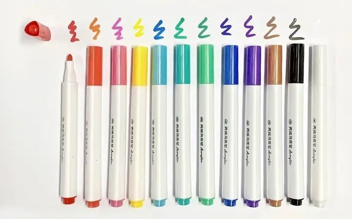 Акварельні маркери 6 кольорів Water Brush 00016589 фото