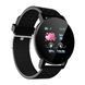 Фитнес трекер умные смарт часы UWatch 119 Plus с шагомером. Цвет: черный 00022445 фото 6