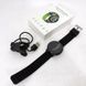 Фитнес трекер умные смарт часы UWatch 119 Plus с шагомером. Цвет: черный 00022445 фото 2