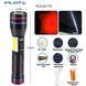 Фонарь PLD-231 WHITE LASER LED PM10-TG+COB(white+red), 1х26650, Фонарик police оригинал, Фонарик полис 00023390 фото 13