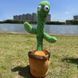 Танцюючий кактус співаючий 120 пісень з підсвічуванням Dancing Cactus TikTok іграшка Повторюшка кактус 00015819 фото 36