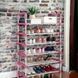 Полиця для взуття Shoe Rack 6 полиць Органайзер стійка 6 секцій 56х28х113см стелаж під взуття. Колір: рожевий 00013676 фото 2