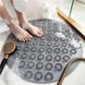 Круглый нескользящий коврик для душа Massage Foot Rad со щеткой для стоп 00013856 фото 3