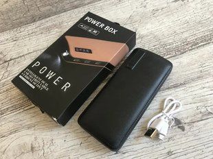 Портативне зарядне 20000 mahc екраном 3 USB + ліхтарик, павер банк, Power Bank 00017909 фото