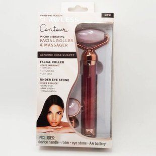 Масажер ролик електричний Facial Roller Massager. Колір: червоний 00015410 фото
