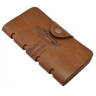 Мужское портмоне Baellerry Genuine Leather COK10, Стильный мужской кошелек. Цвет: коричневый 00018406 фото