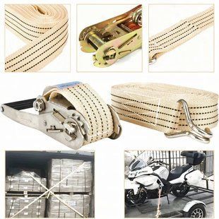 Страхувальний Трос 2.1 m Стрічка транспортна з натягувачем Safety rope 00022759 фото