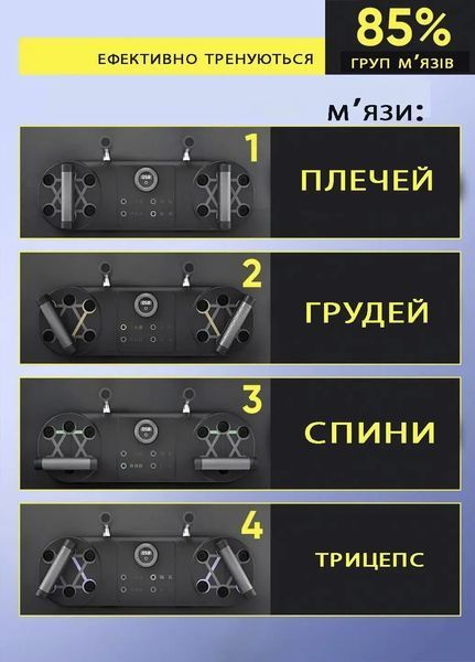 Платформа для тренувань м'язів рук та плечей DK-01 з таймером 00015030 фото