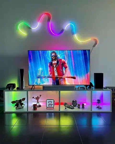 Розумна гнучка LED Neon RGB стрічка-шланг 10 метрів від USB керування режимами з телефону, Bluetooth додаток, пульт 00024898 фото