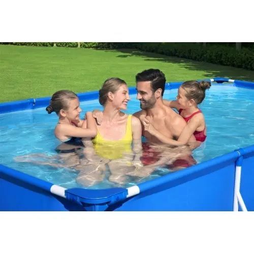 Бассейн каркасный прямоугольный с ремкомплектом Bestway 56405 для отдыха 400 x 211 x 81 см на 5700 л 00013925 фото