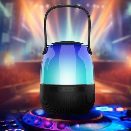 Портативная колонка XM-A68 с RGB подсветкой и микрофоном, Bluetooth микрофон для караоке 00016101 фото