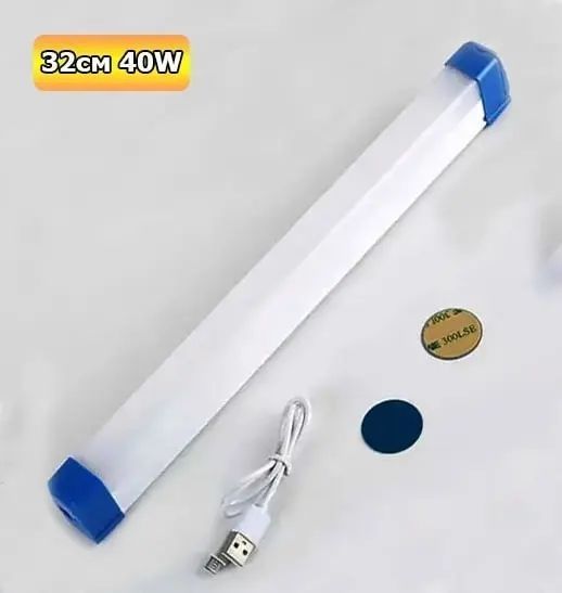 Лампа аварійна, із магнітами та підвіскою 32&nbsp;см, 40&nbsp;Вт USB LED 00023694 фото