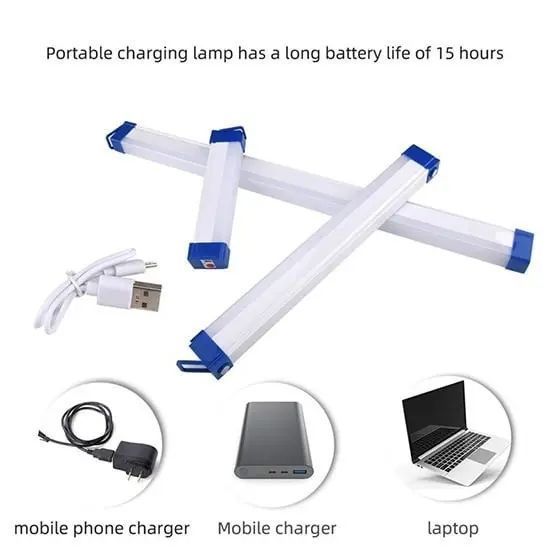 Лампа аварійна, із магнітами та підвіскою 32&nbsp;см, 40&nbsp;Вт USB LED 00023694 фото
