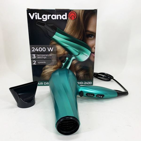 Фен Vilgrand VHD-2430 Колір: зелений 00014879 фото