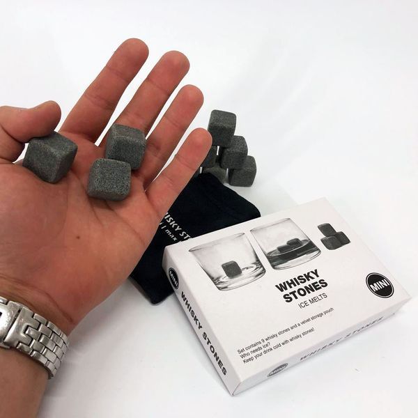 Камені для віскі Whiskey Stones з стеатита (9шт) 00012570 фото