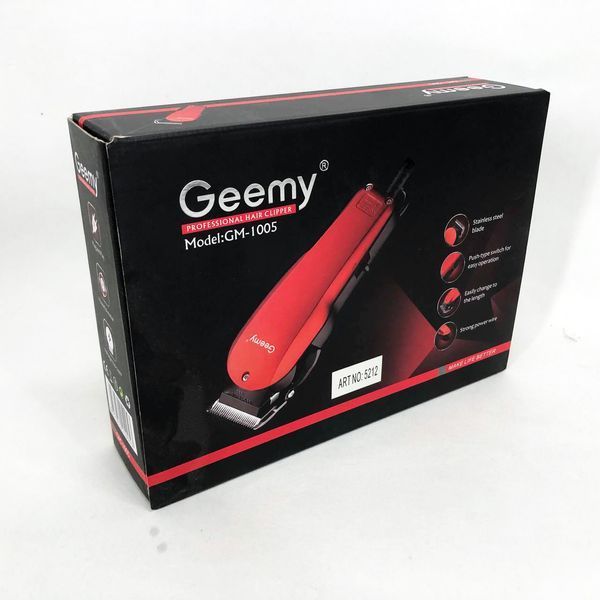Машинка для стрижки GEMEI GM-1005, машинка для стрижки для дома, машинка для стрижки мужская 00014327 фото