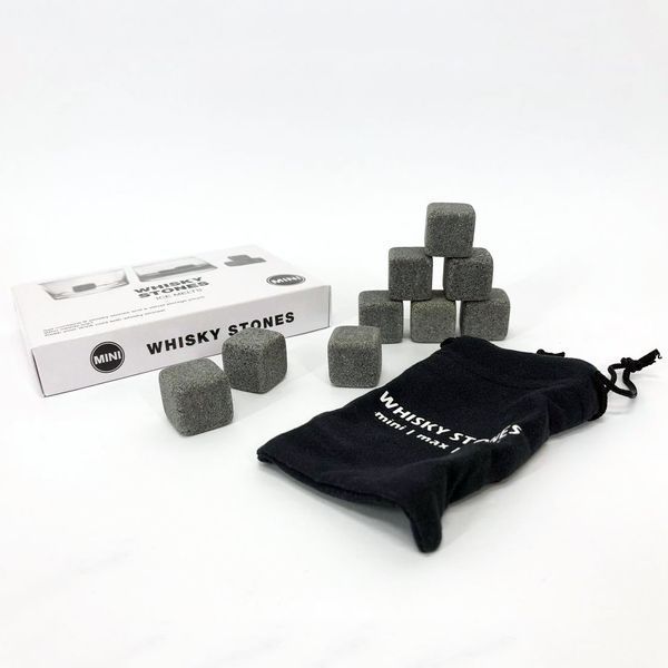 Камені для віскі Whiskey Stones з стеатита (9шт) 00012570 фото