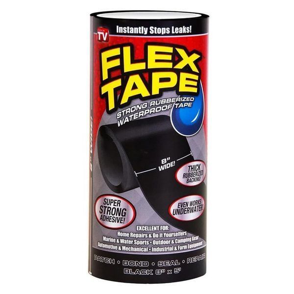 Надміцна стрічка FLEX TAPE 20см для ремонту та склеювання 00013010 фото