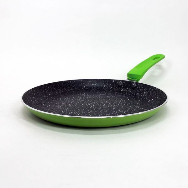 Сковородка для блинов 23 см Con Brio СВ-2324 Eco Granite, сковорода с индукционным дном. Цвет: зеленый 00018827 фото
