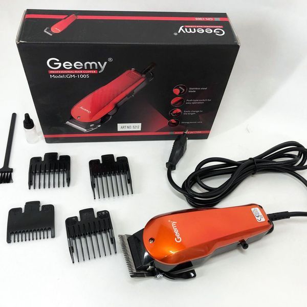 Машинка для стрижки GEMEI GM-1005, машинка для стрижки для дома, машинка для стрижки мужская 00014327 фото