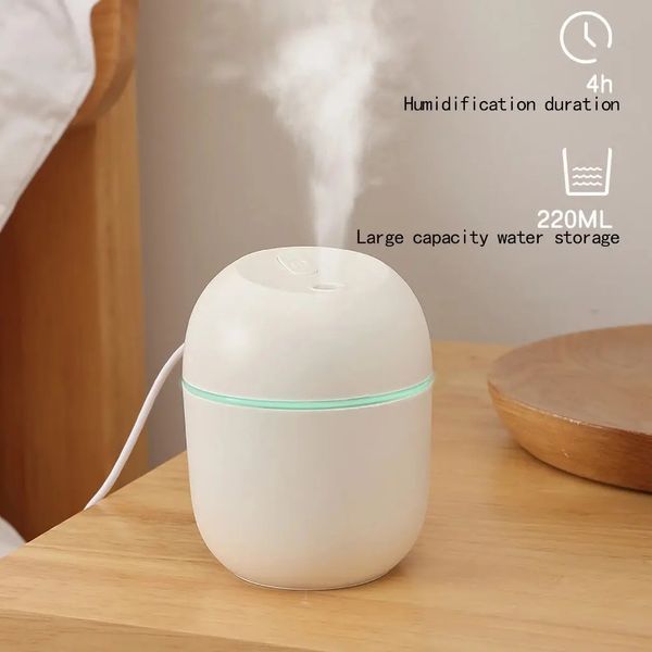 Ультразвуковий міні зволожувач повітря USB Humidifier з підсвічуванням 00018613 фото